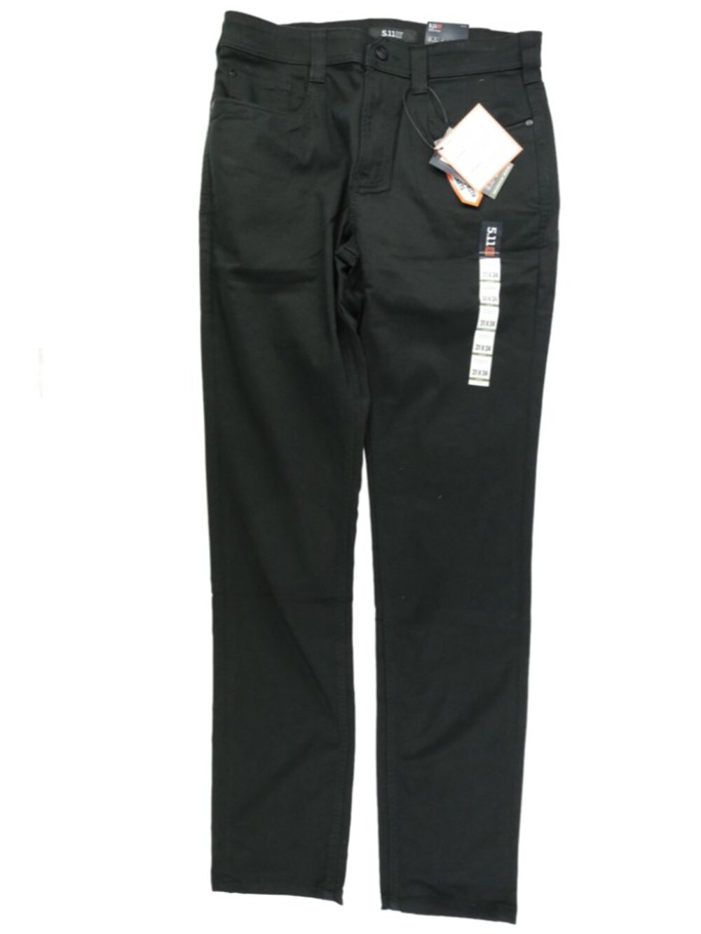 5.11 TACTICAL MENS JEANS W31/L34 DEFENDER FLEX BLACK CHINO BRAND NEW, slim fit